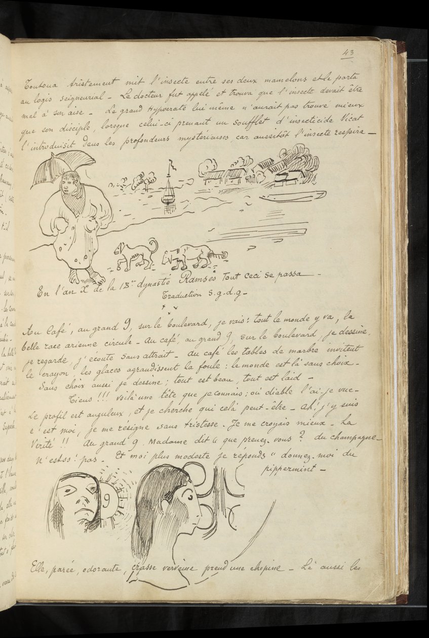 Avant et après - texte et dessins de 
