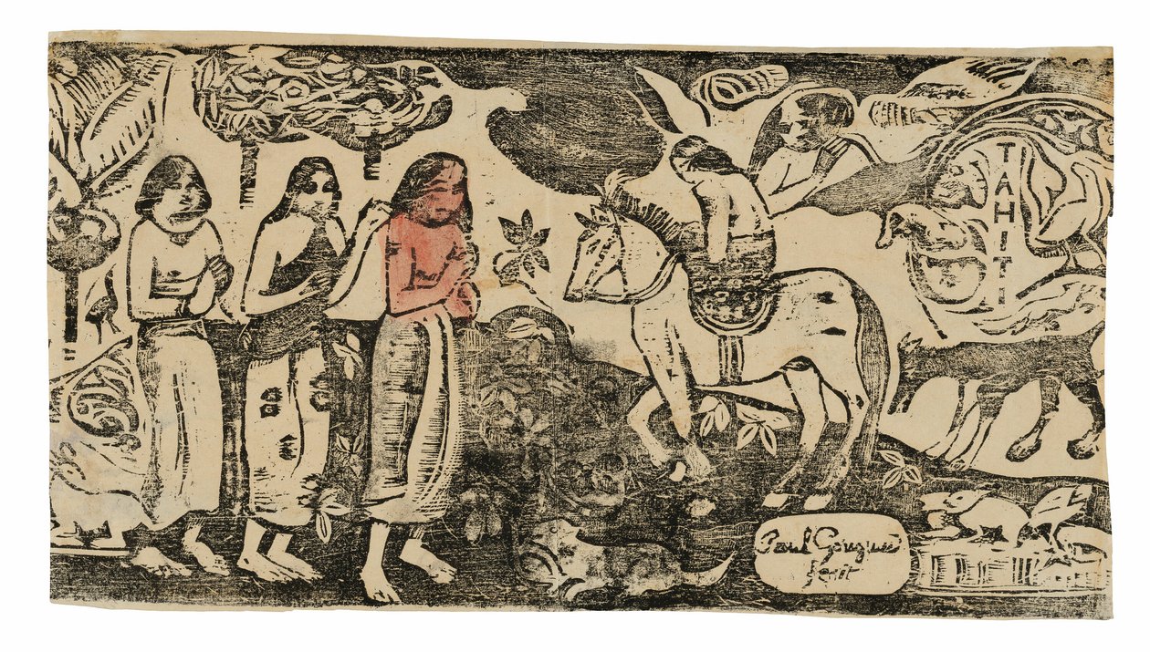 Changement de résidence, de la suite des dernières gravures sur bois - Paul Gauguin