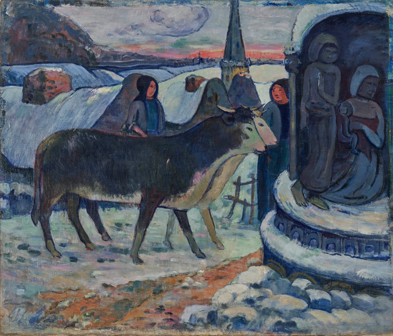 Nuit de Noël - La bénédiction des bœufs - Paul Gauguin