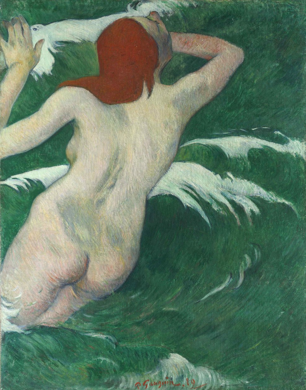 Dans les vagues, ou Ondine, 1889 - Paul Gauguin