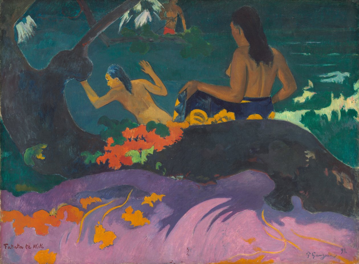 Fatata te Miti Par la mer, 1892 - Paul Gauguin