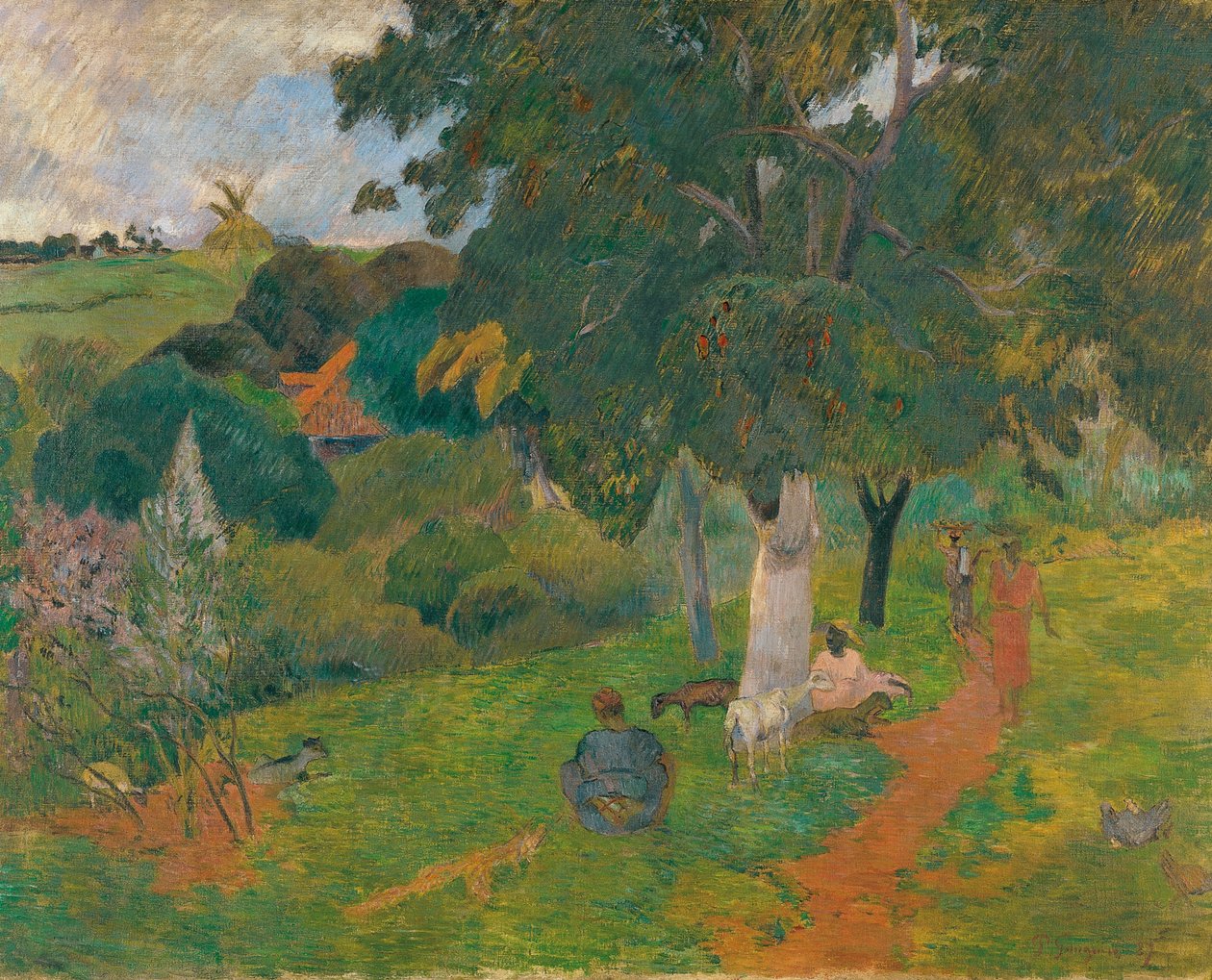 French: Allés et venues, Martinique Coming and Going, Martinique - Paul Gauguin