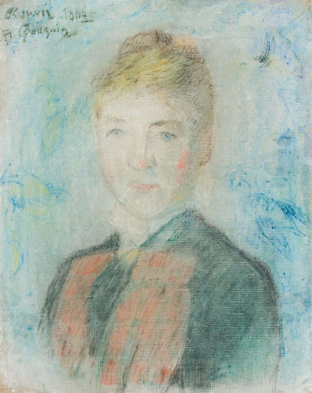Français :  Mlle S. Manthey, Portrait de Sophie Margrethe Manthey Mlle S. Manthey - Paul Gauguin