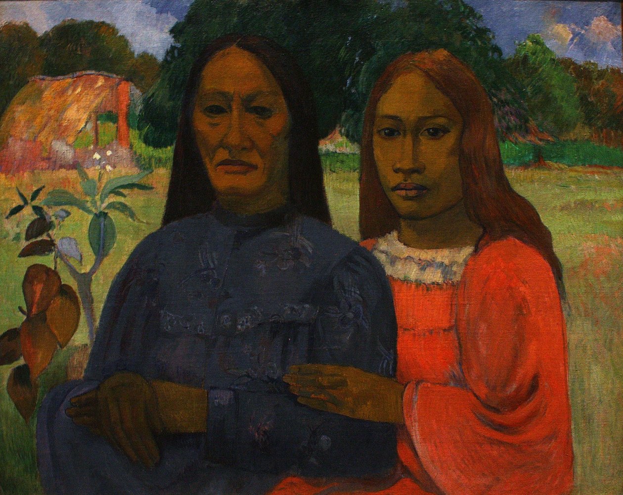 Français :  Mère et fille Mother and daughter - Paul Gauguin