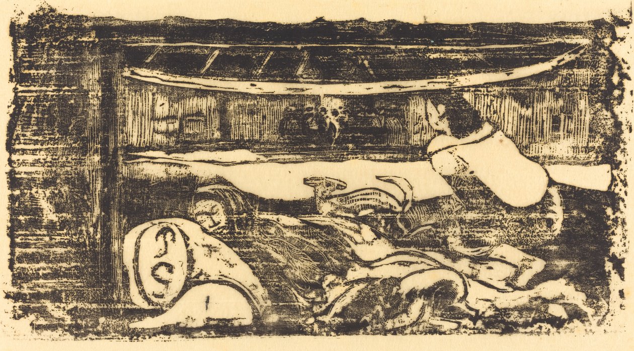 Intérieur de case - Paul Gauguin