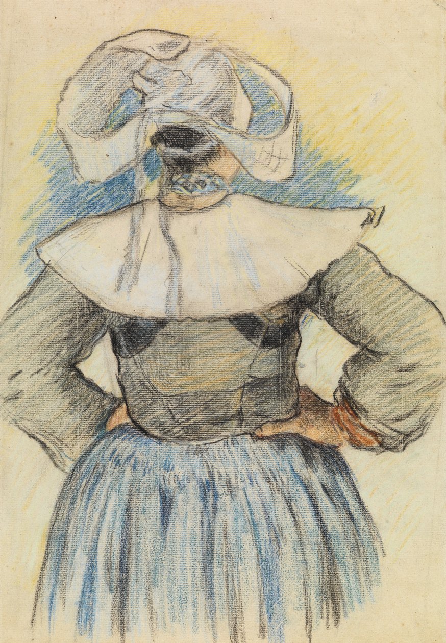 La Bretonne, Pont-Aven c.1886 - Paul Gauguin