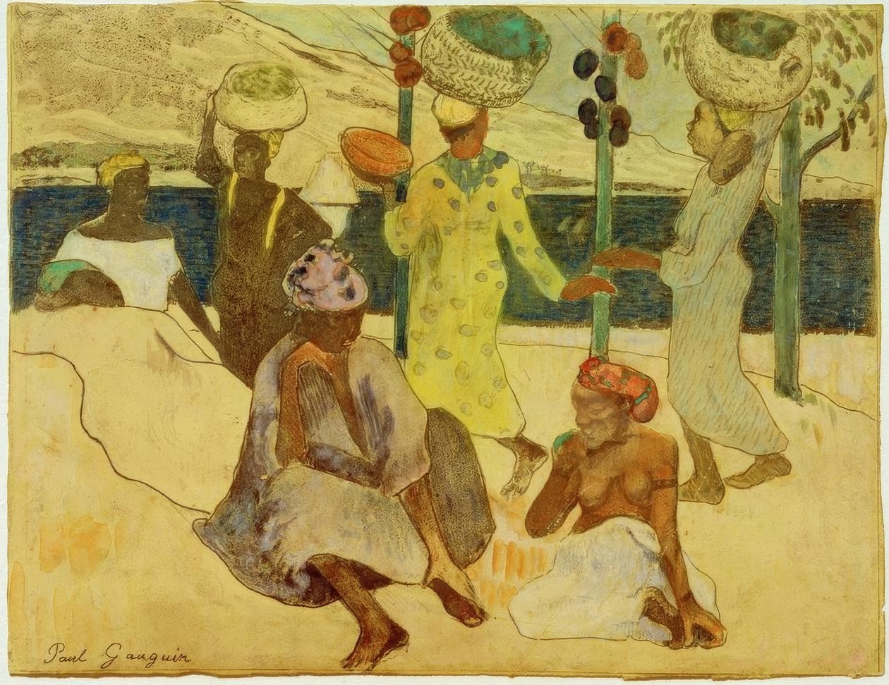 Les cigales et les fourmis - Paul Gauguin