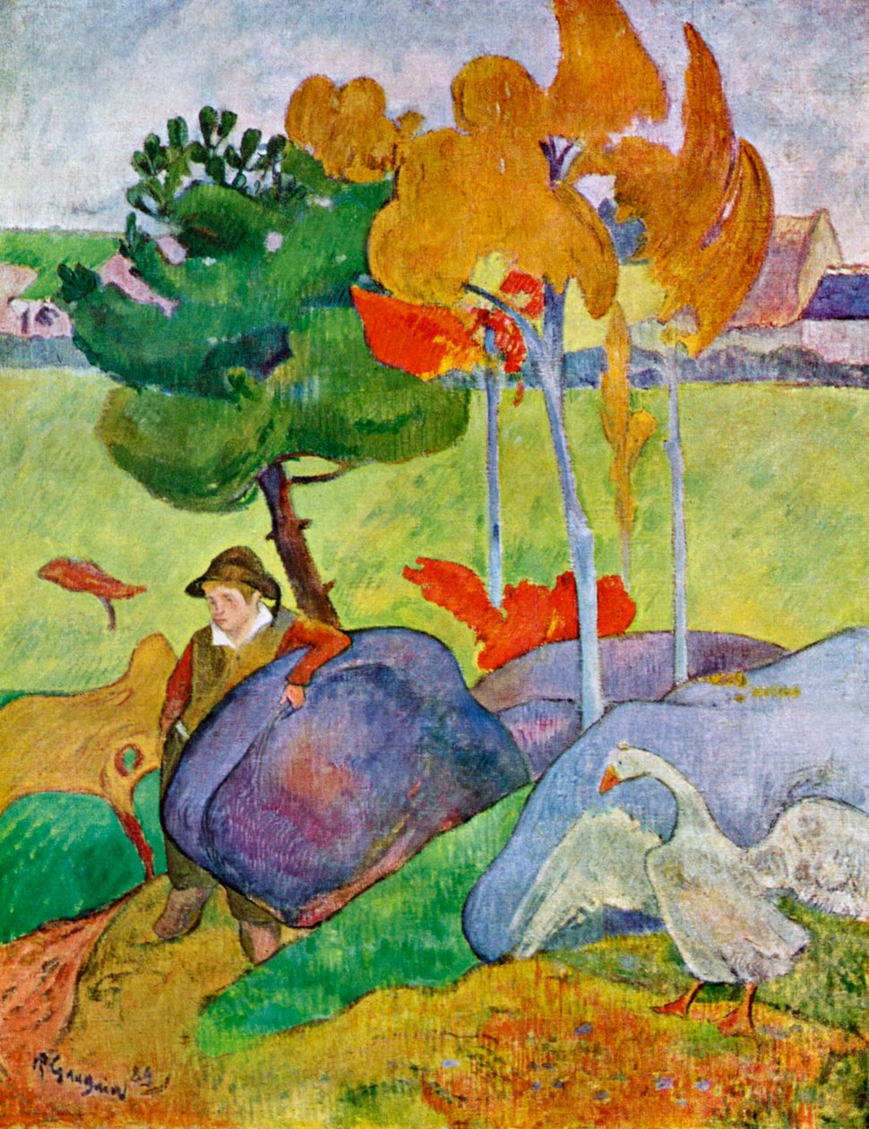 Petit garçon breton avec une oie, 1889 1939 - Paul Gauguin
