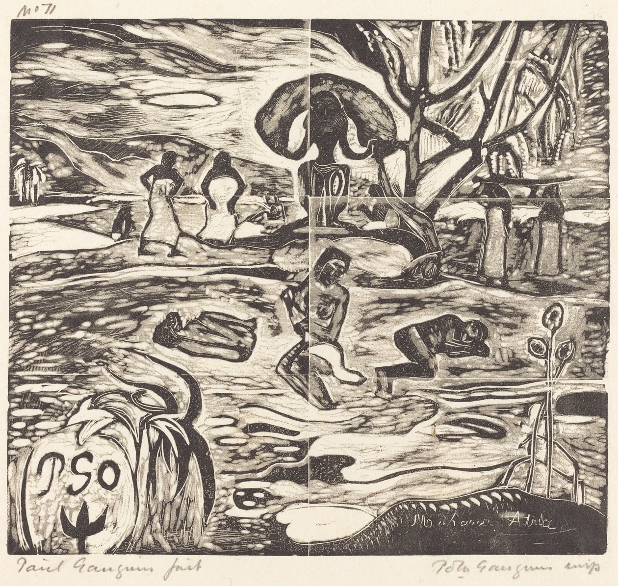 Mahana Atua (La nourriture des dieux) - Paul Gauguin