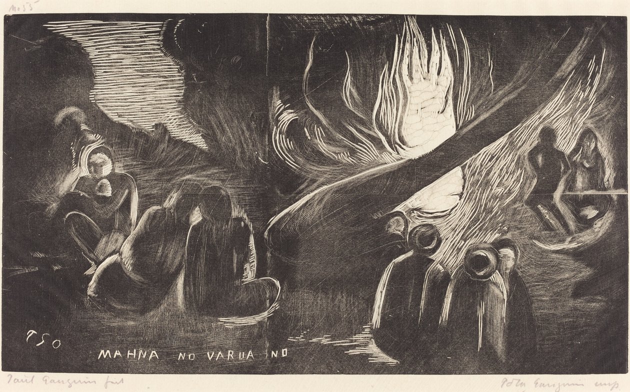 Mahna no Varua Ino (Le diable parle) - Paul Gauguin