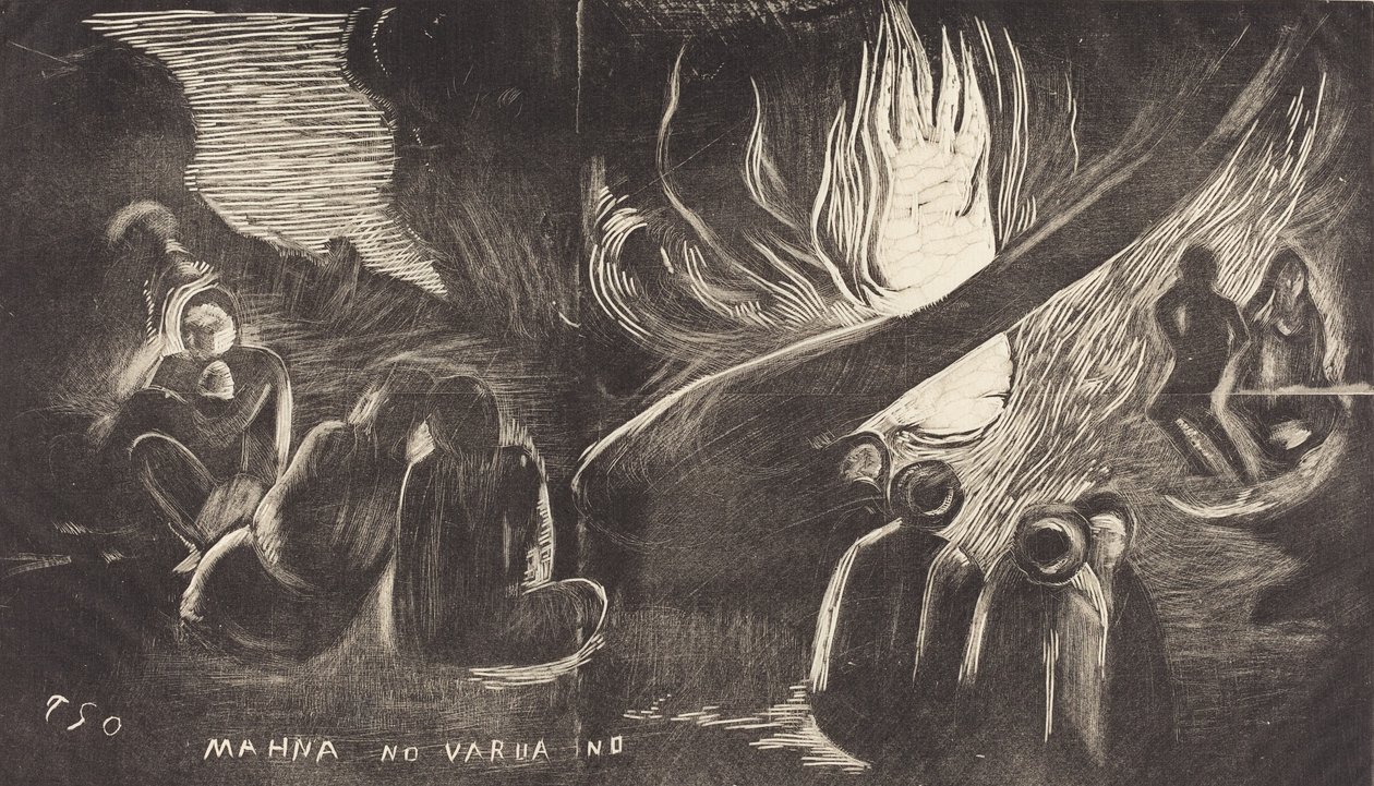 Mahna no Varua Ino Le diable parle - Paul Gauguin