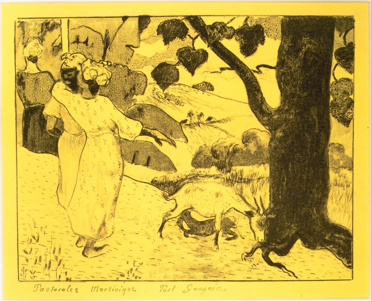 Pastorales de la Martinique, de la Suite Volpini : Dessins lithographiques, 1889 - Paul Gauguin