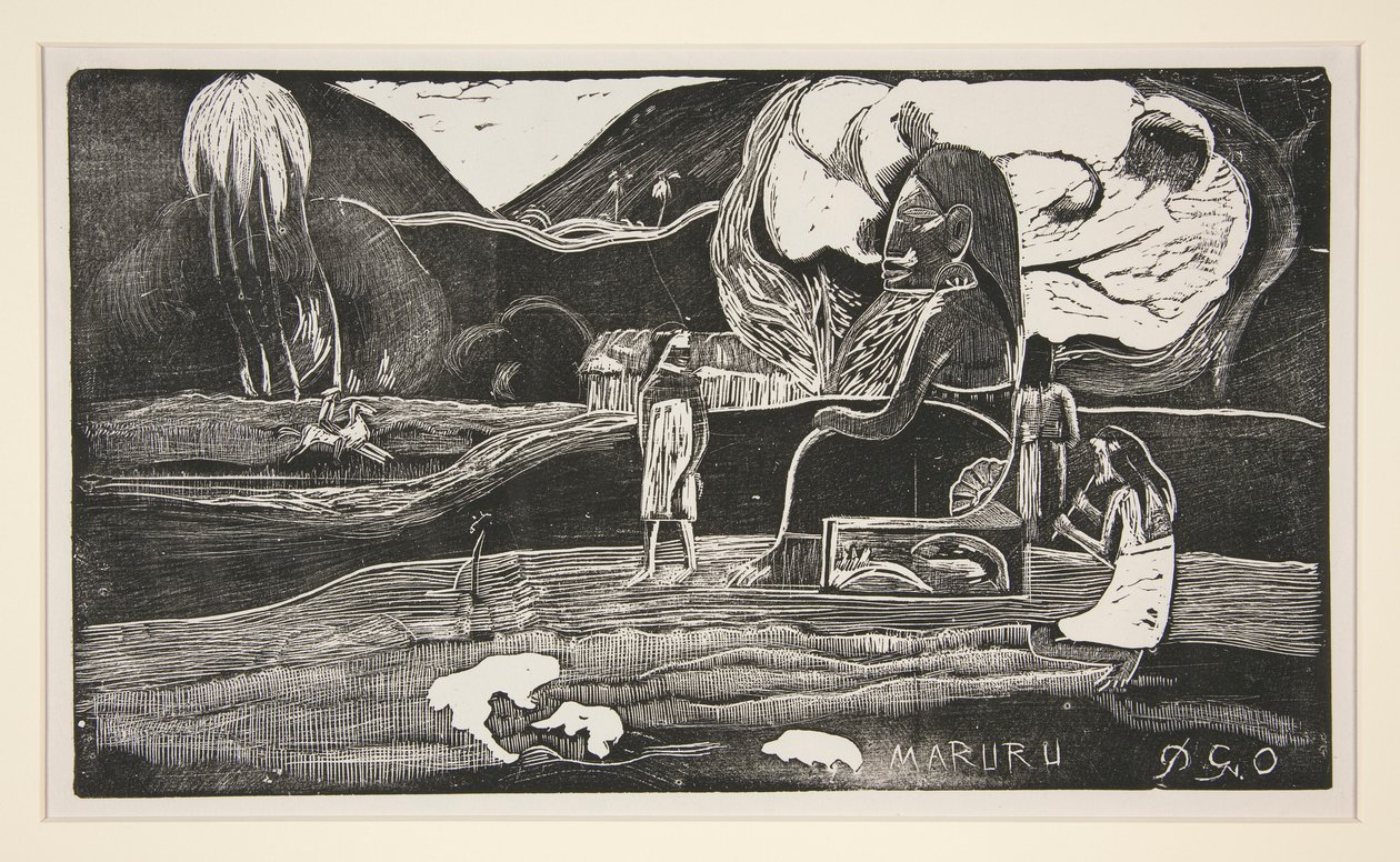 Maruru; Merci - Une offrande de gratitude - Paul Gauguin