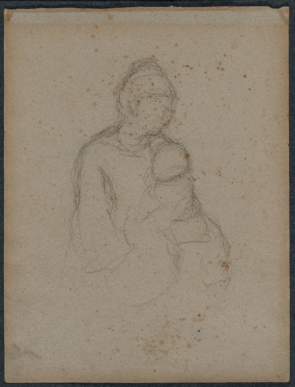 Mère et enfant (recto) - Paul Gauguin