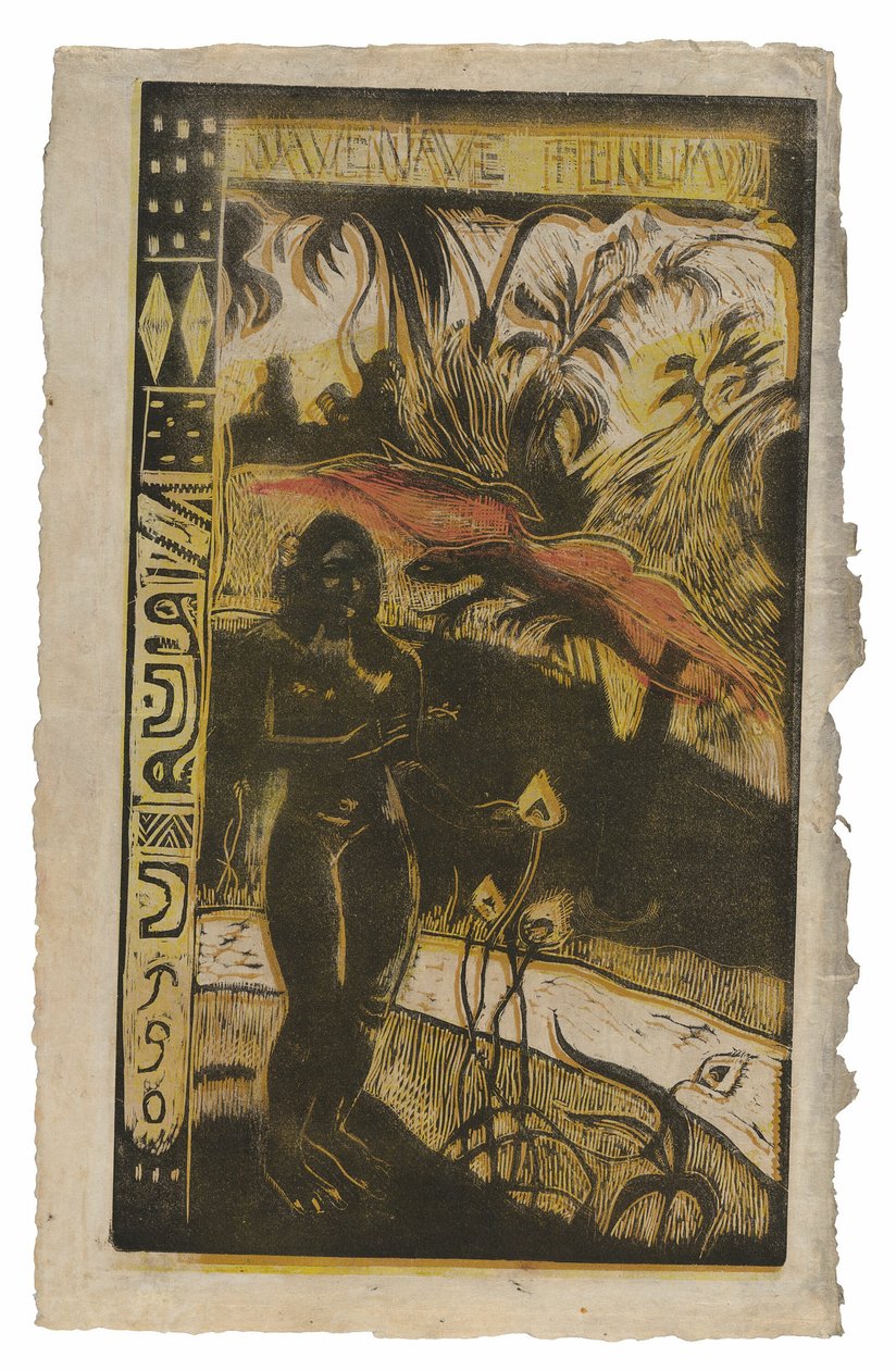 Nave nave fenua (Terre délicieuse), de la suite Noa Noa - Paul Gauguin