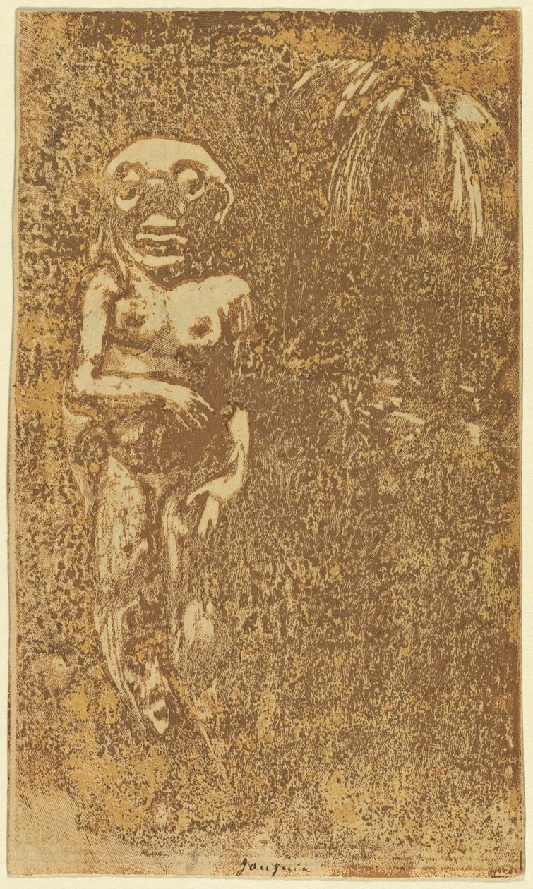Oviri Le Sauvage [recto] - Paul Gauguin