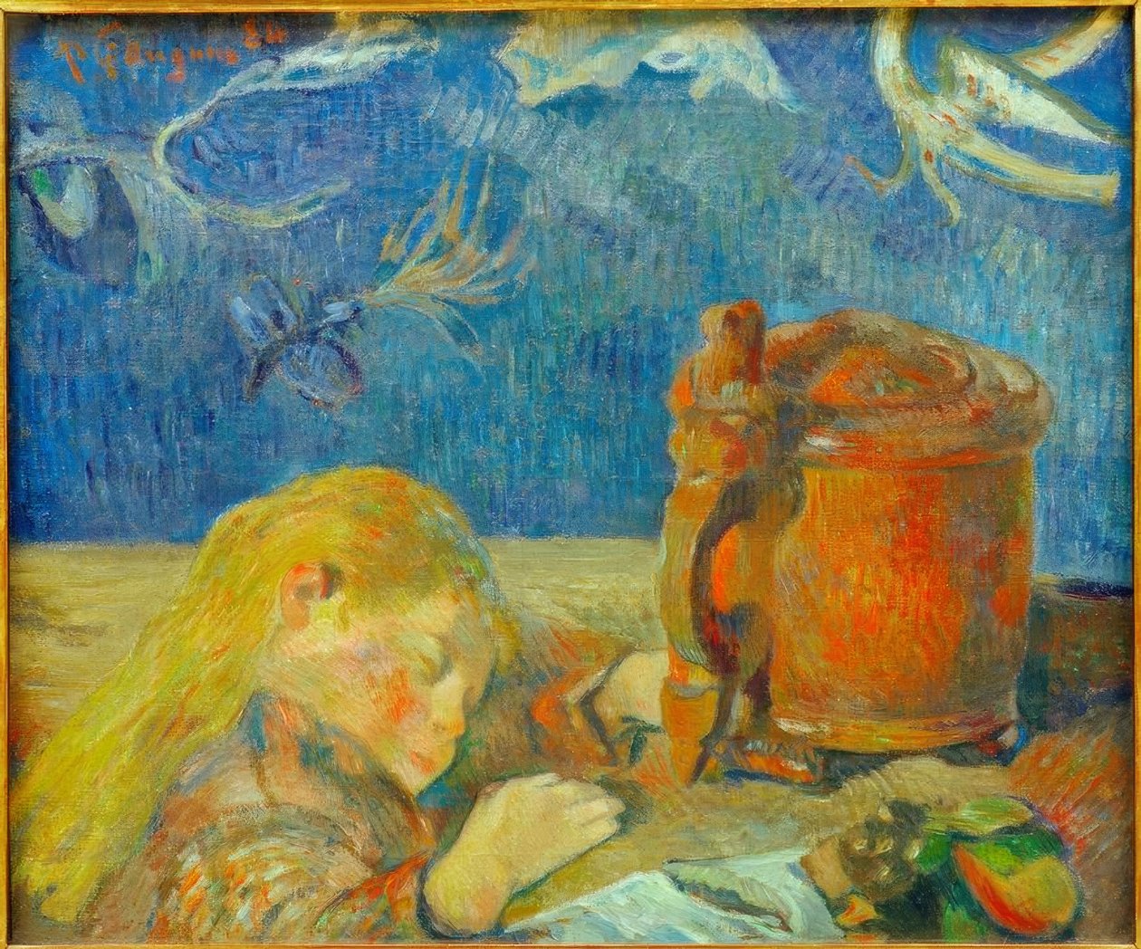 Portrait de Clovis Gauguin (L’enfant endormi) - Paul Gauguin