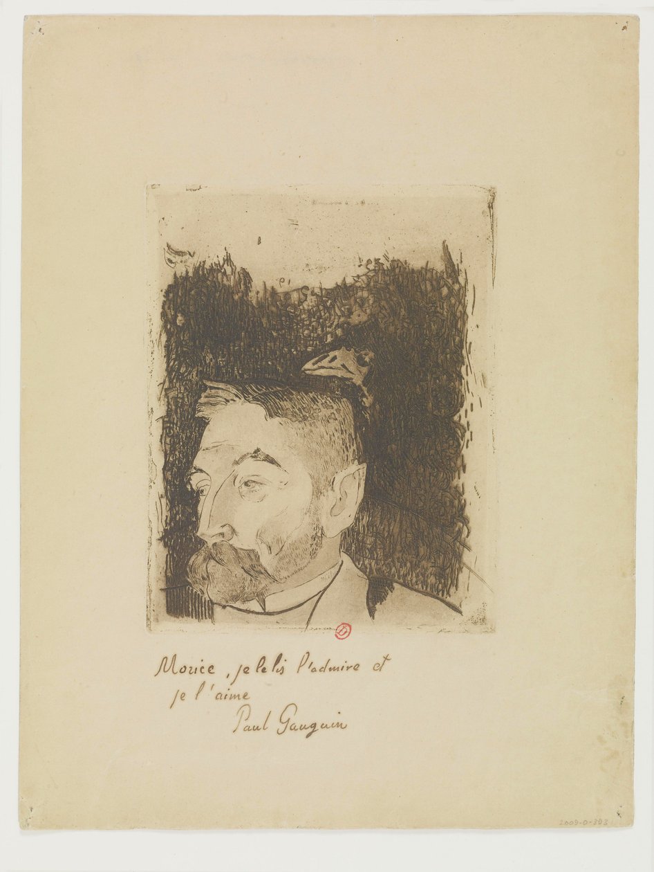Portrait de Stéphane Mallarmé - Paul Gauguin