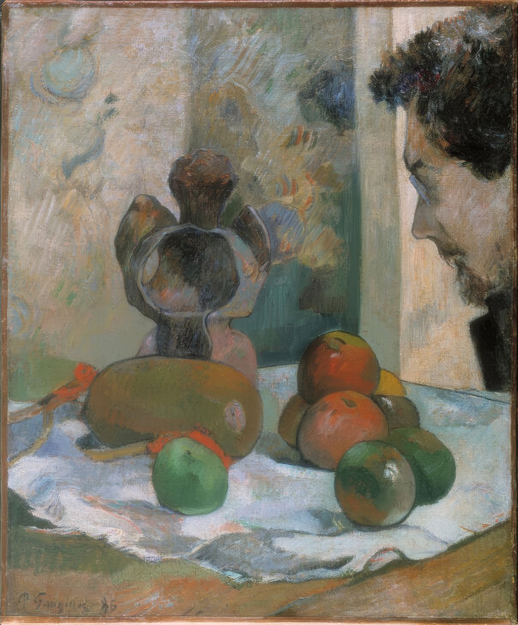 Nature morte avec profil de Laval - Paul Gauguin