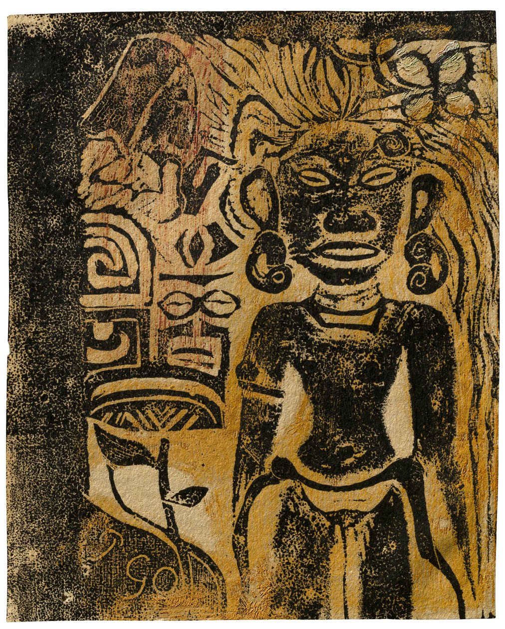 Idole Tahitienne, La Déesse Hina, 1894-95 - Paul Gauguin
