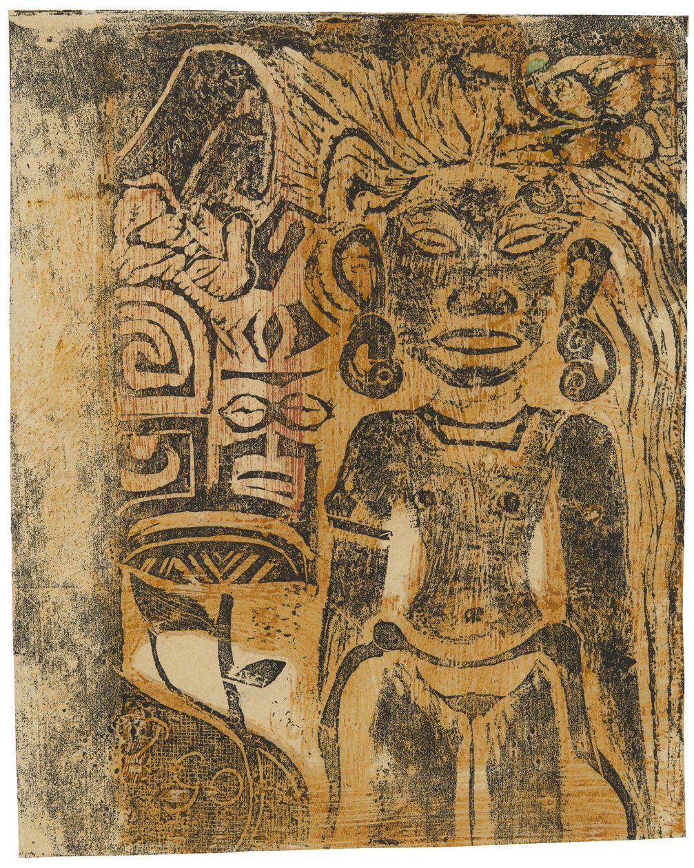 Idole tahitienne, la déesse Hina, 1894-95 - Paul Gauguin
