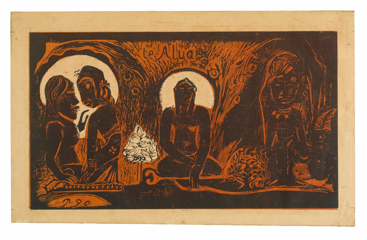 Te atua (Le Dieu), de la suite Noa Noa - Paul Gauguin