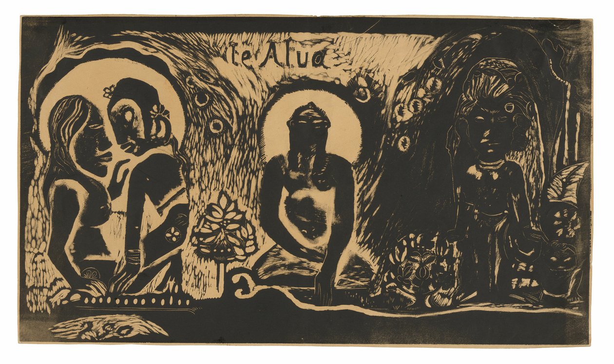 Te atua (Le Dieu), de la suite Noa Noa - Paul Gauguin