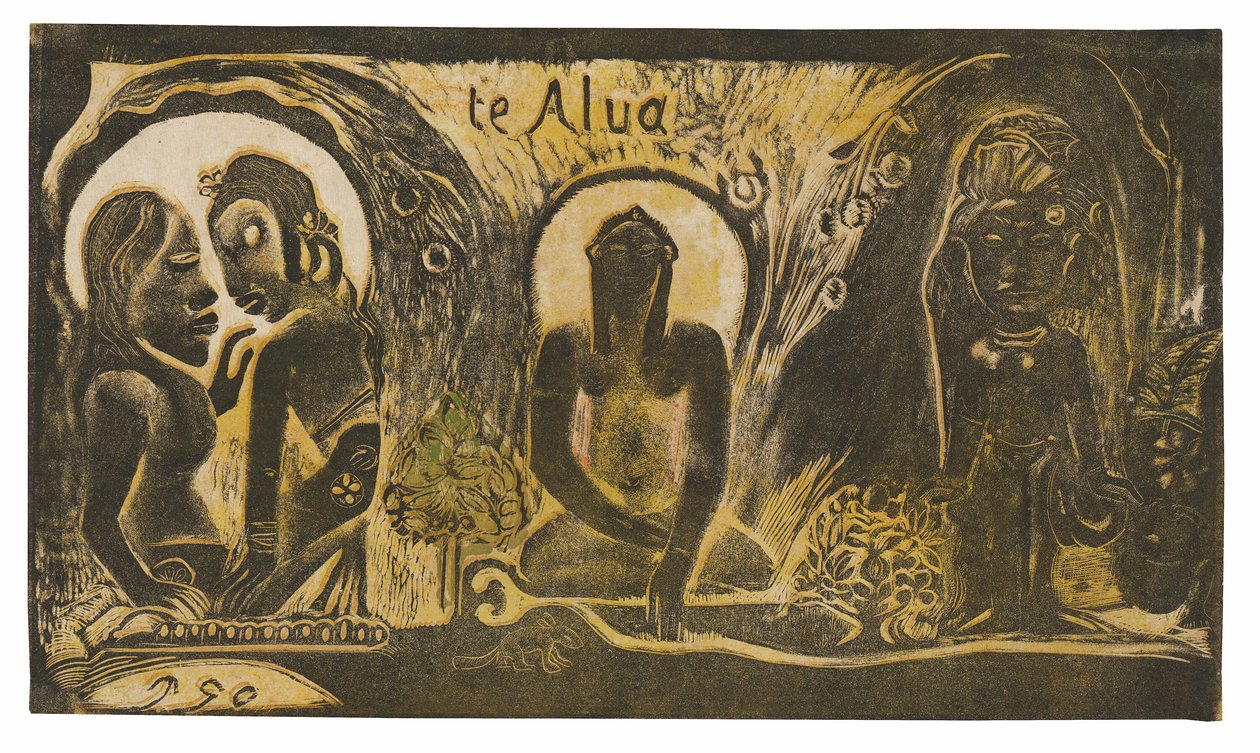 Te atua (Le Dieu) de la suite Noa Noa - Paul Gauguin