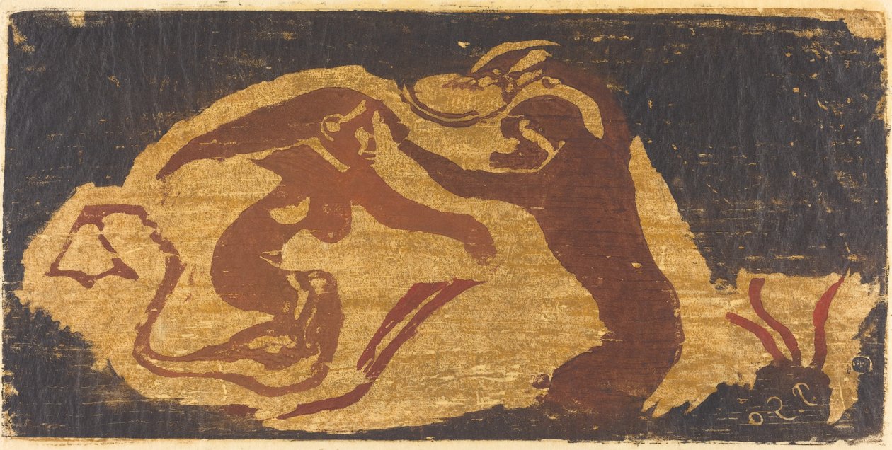 La sirène et le singe - Paul Gauguin