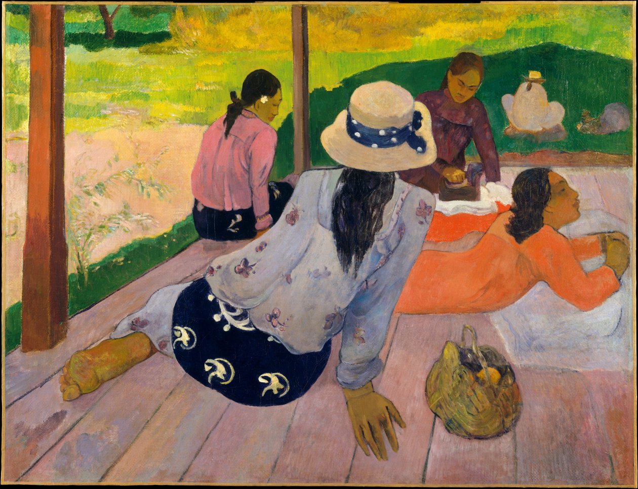 La sieste - Paul Gauguin