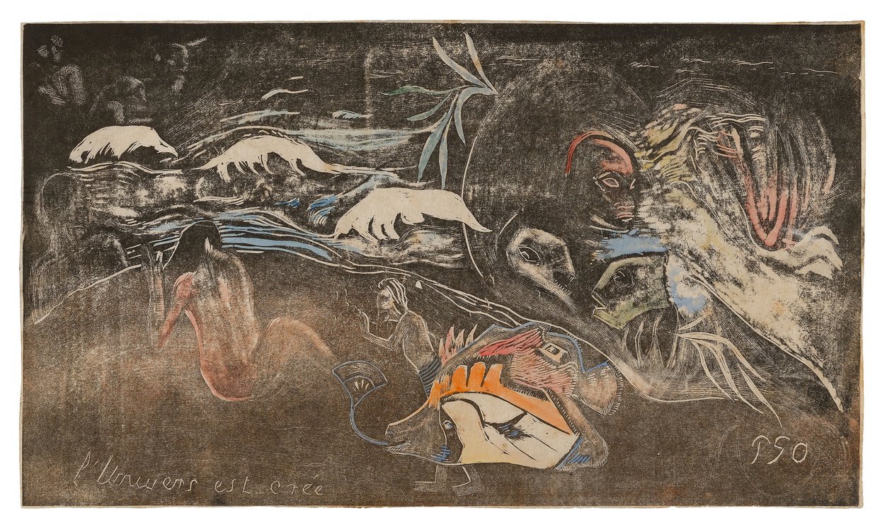 The Universe Is Being Created), extrait de la Noa Noa Suite - Paul Gauguin
