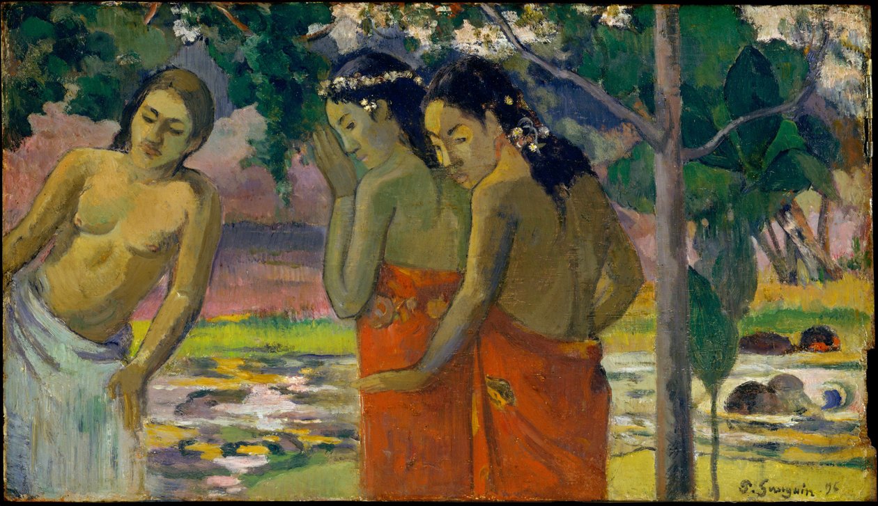 Trois femmes tahitiennes - Paul Gauguin