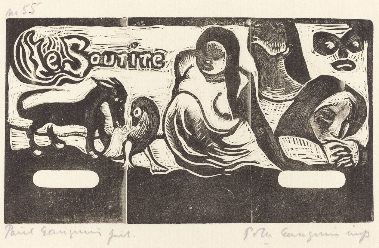 Page de titre pour Le Sourire, vers 1895 - Paul Gauguin
