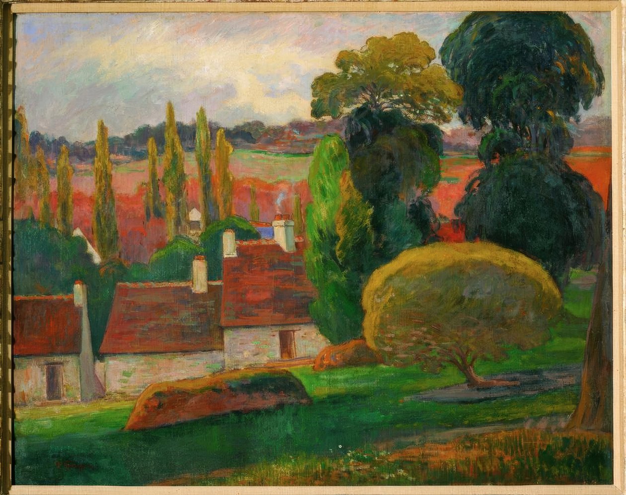 Une ferme en Bretagne - Paul Gauguin
