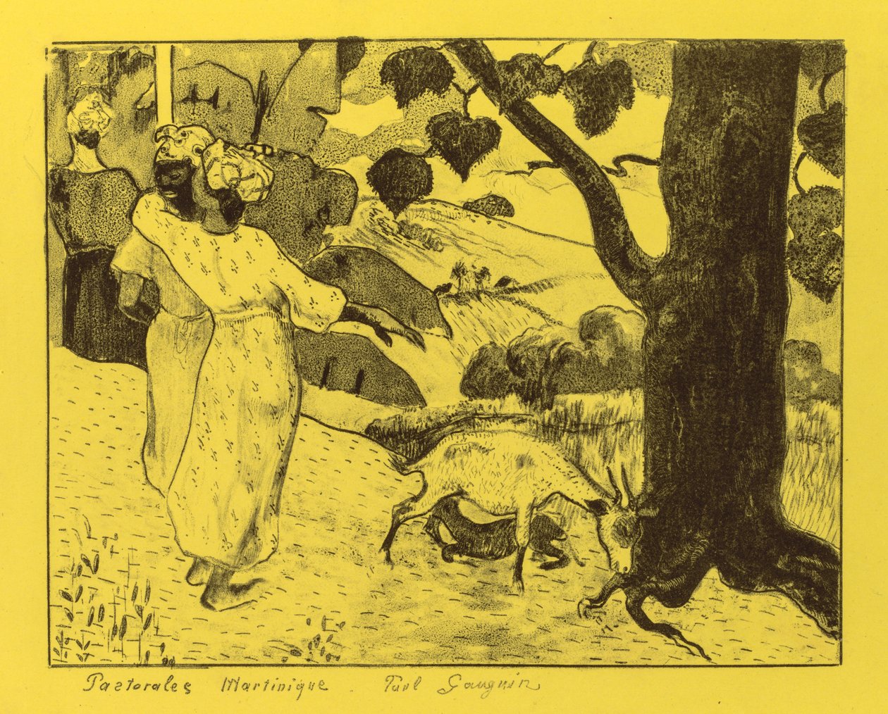 Suite Volpini : Pastorale de Martinique, 1889 - Paul Gauguin