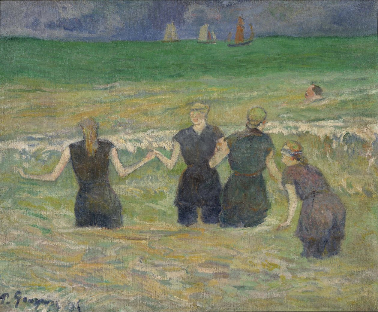 Jeunes femmes se baignant - Paul Gauguin
