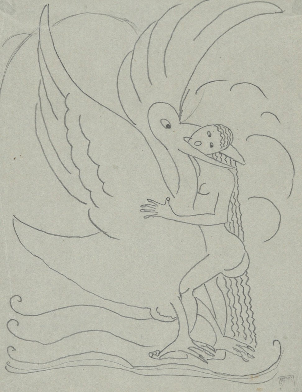 Léda et le cygne - Paul Gaulois