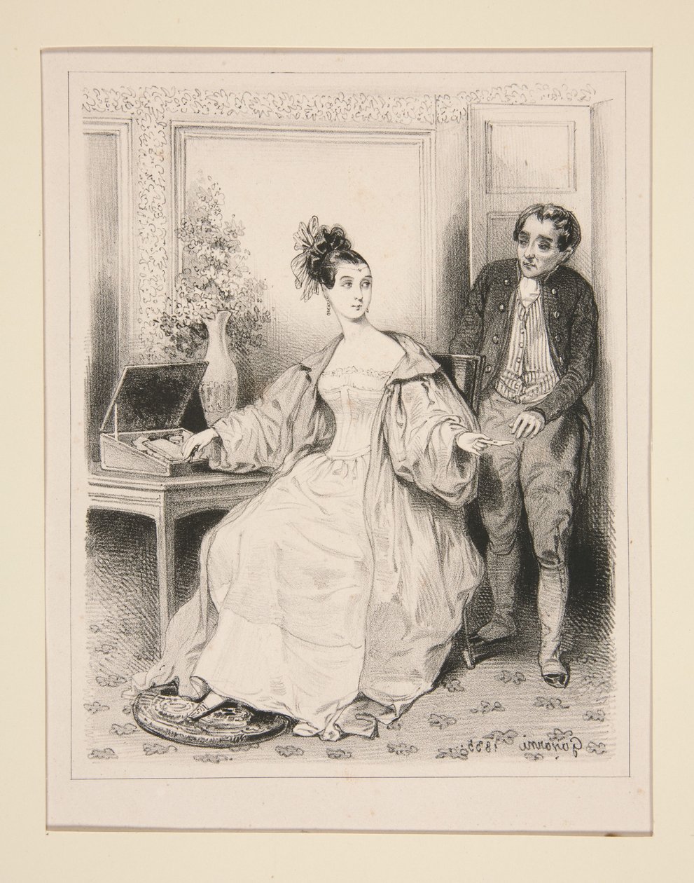 (La réponse.) - Paul Gavarni