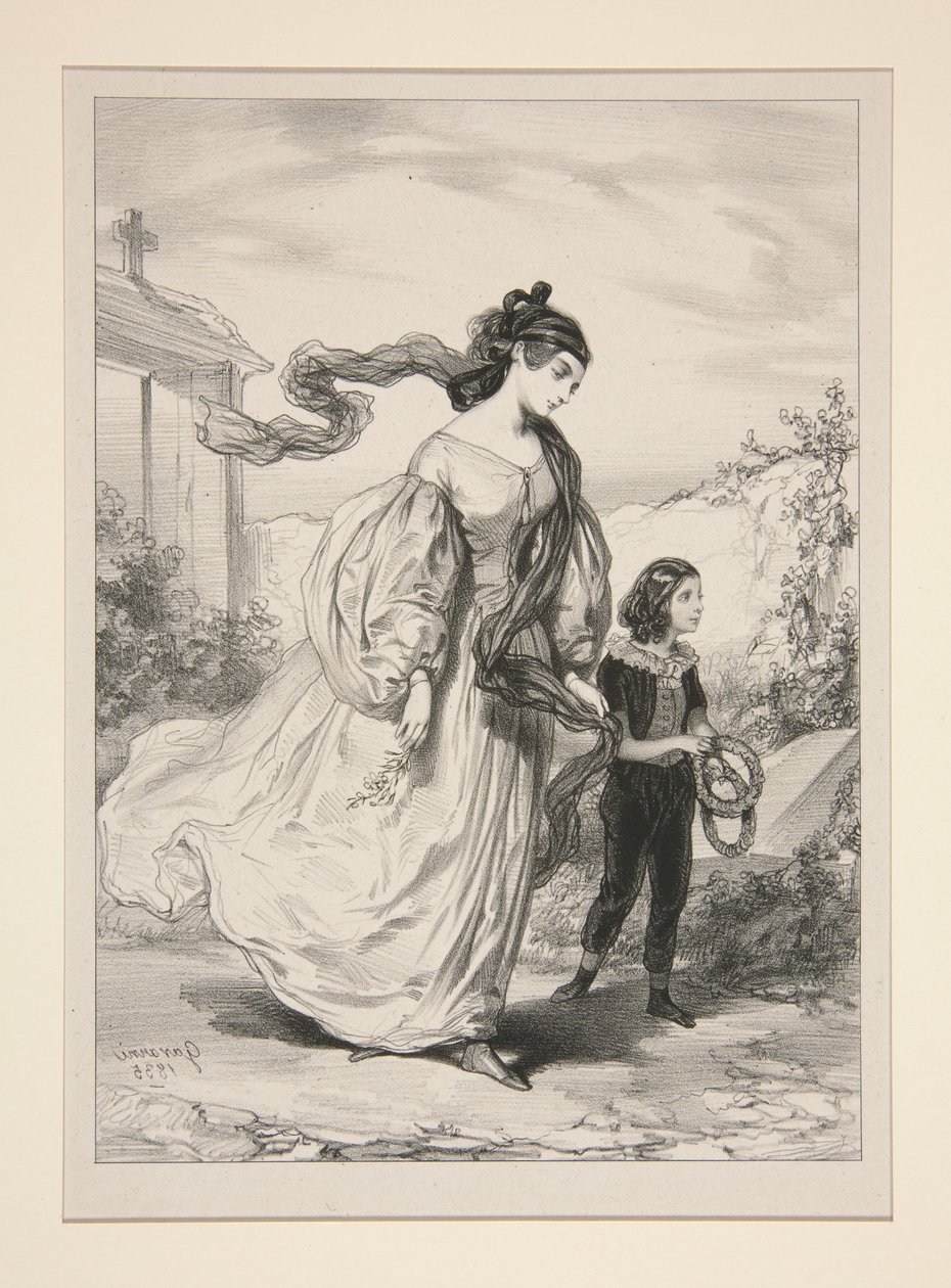 Le Jour des morts - Paul Gavarni