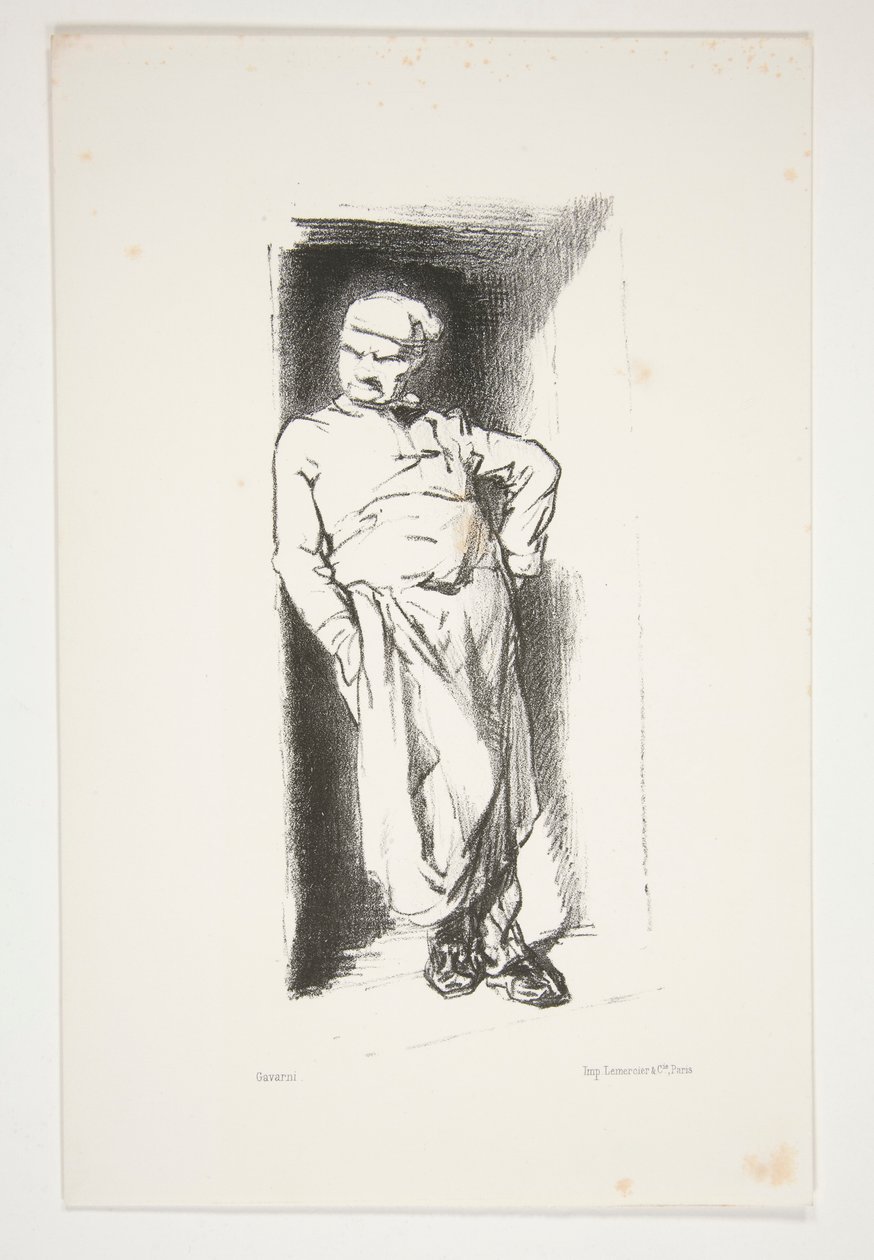 Un cuisinier - Paul Gavarni