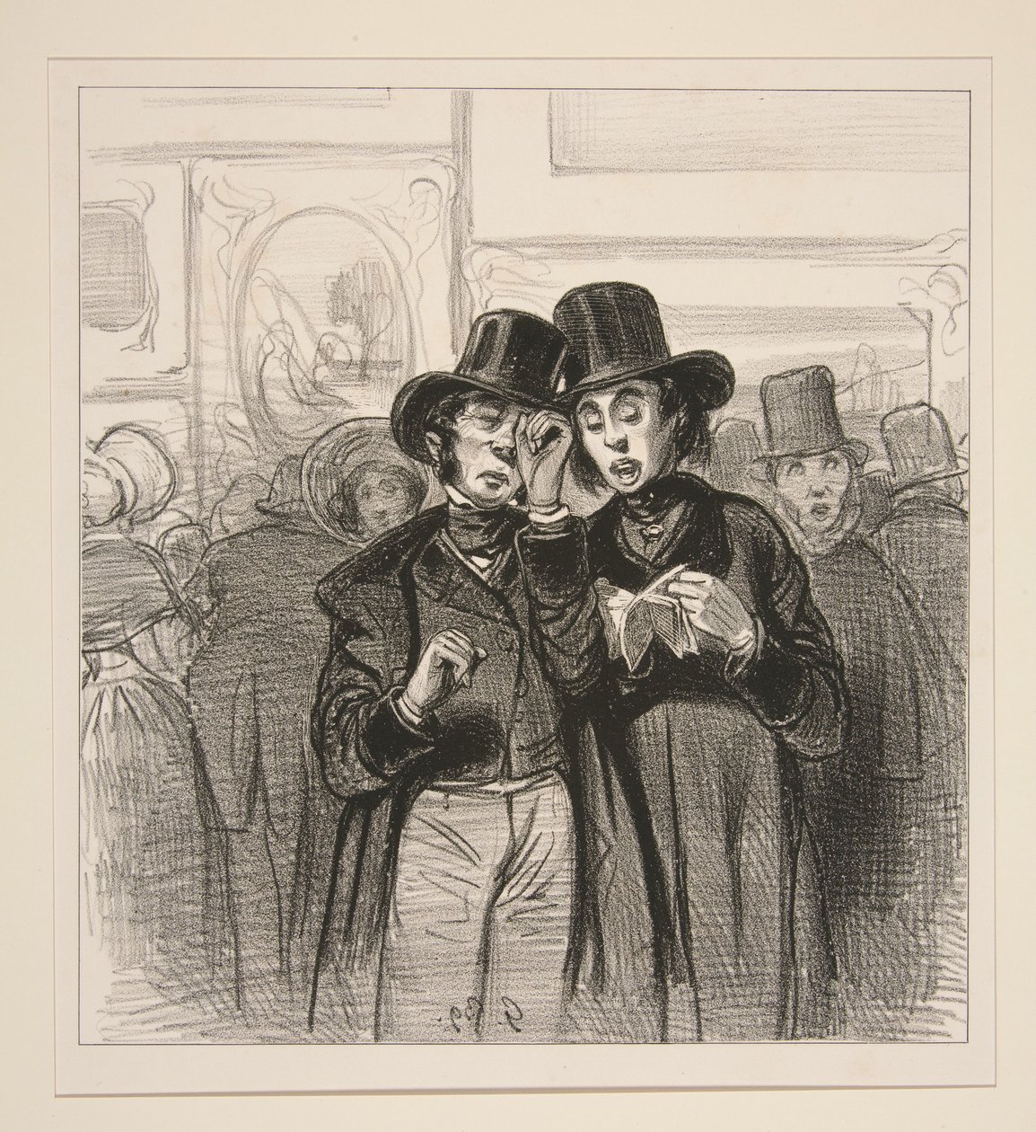 482...Le comte de T. et sa famille.... - Paul Gavarni