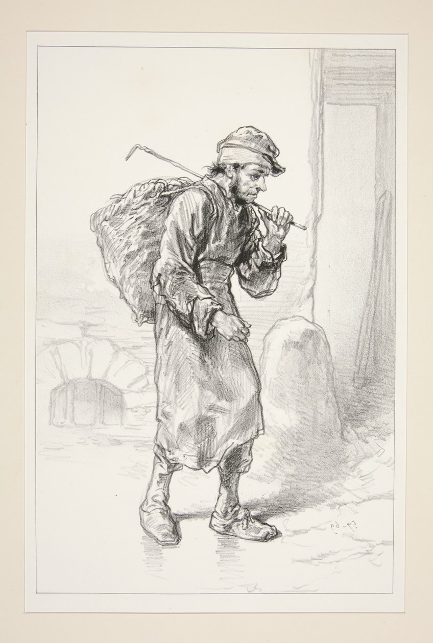 AU COIN DE LA BORNE. ... - Paul Gavarni