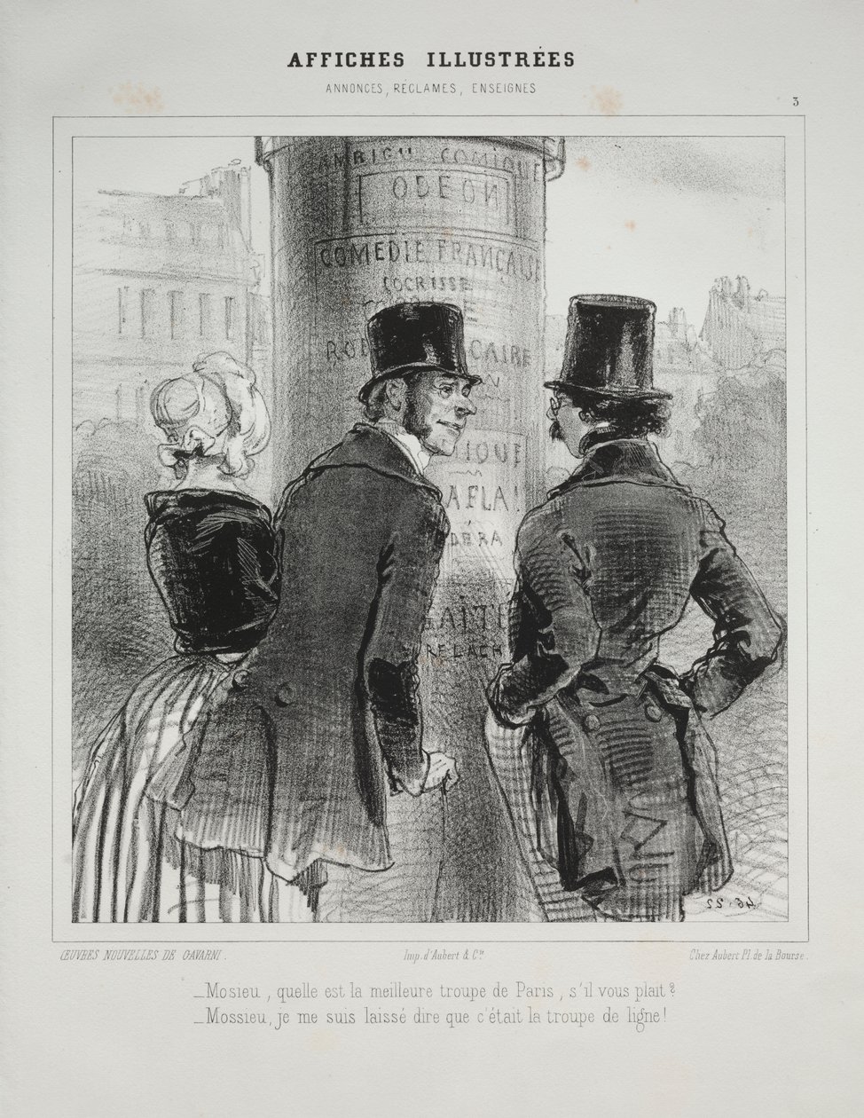 Affiches illustrées - Paul Gavarni