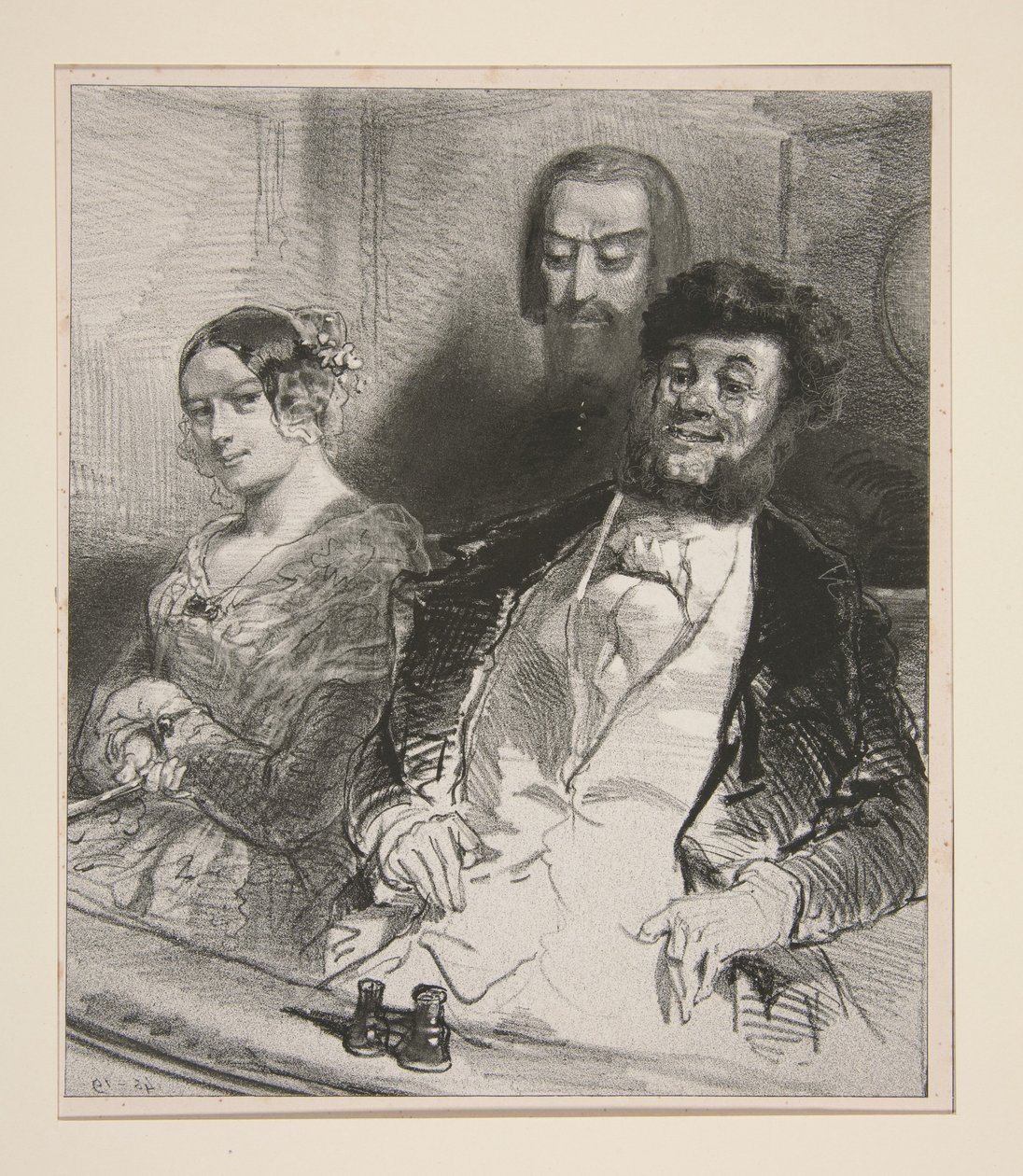 Au Théâtre-Français... - Paul Gavarni