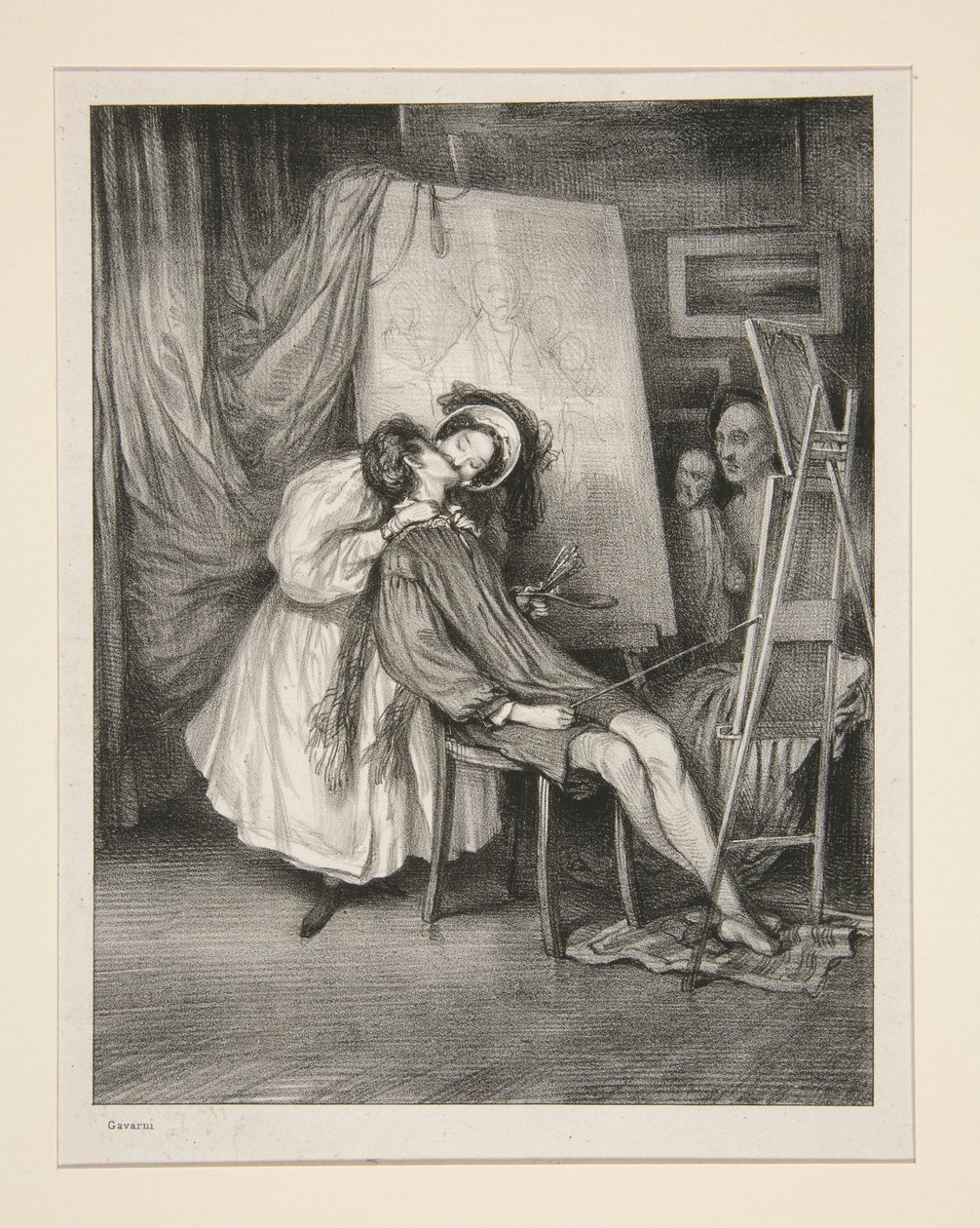 BONJOUR, AMI. - Paul Gavarni