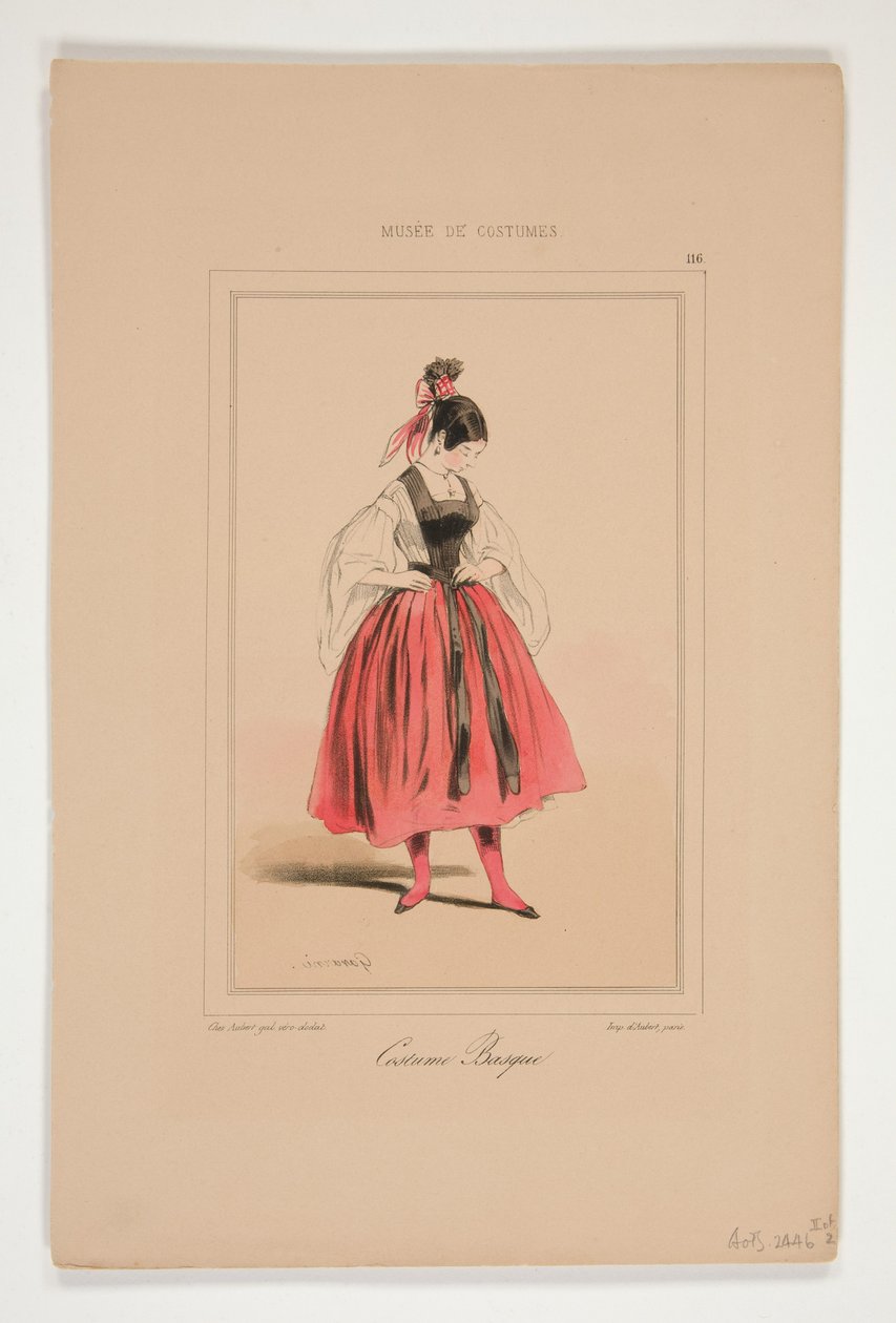 Baskische Tracht - Paul Gavarni
