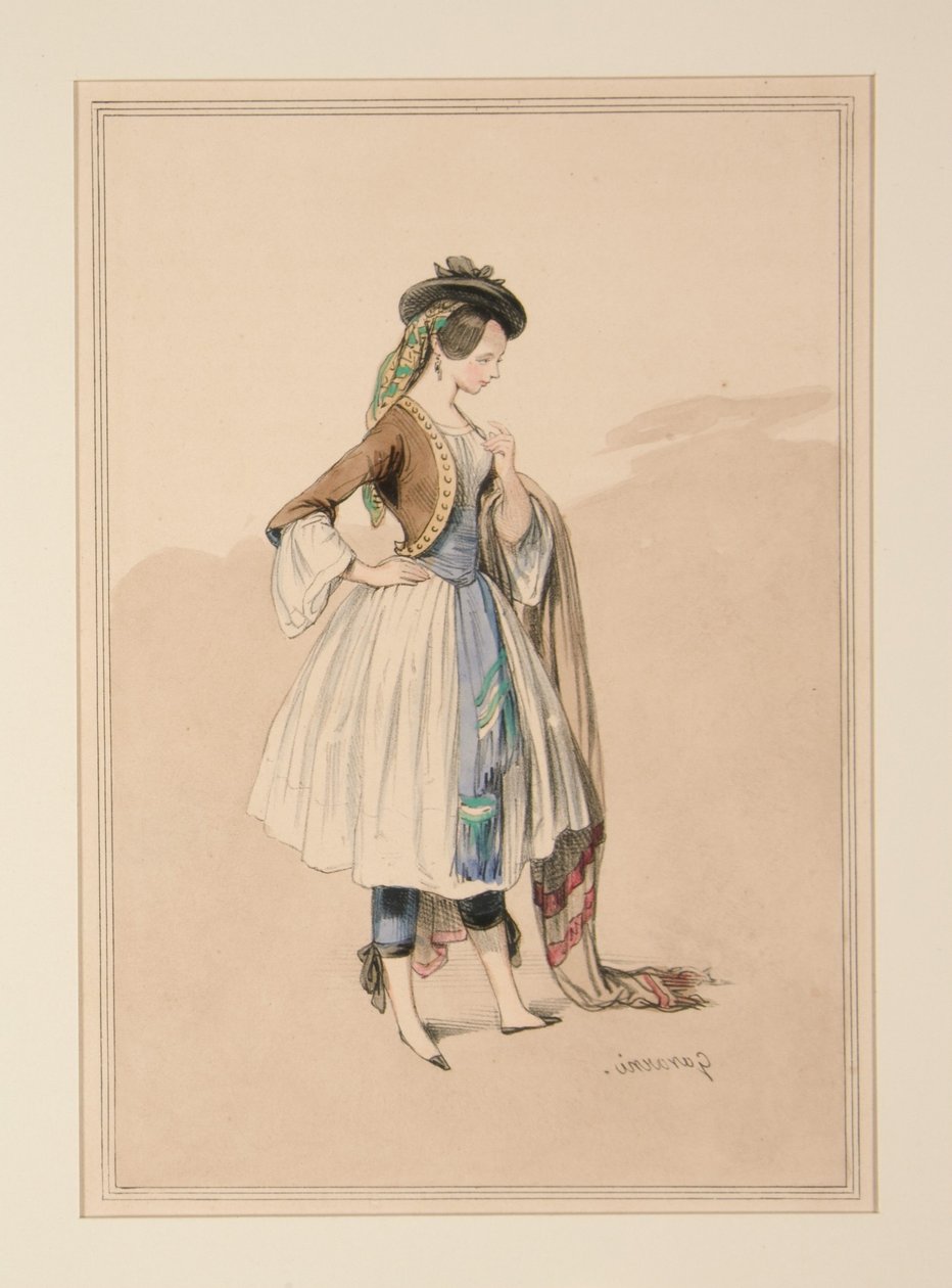 Costume de Gavarni, exécuté par Moreau, ... - Paul Gavarni