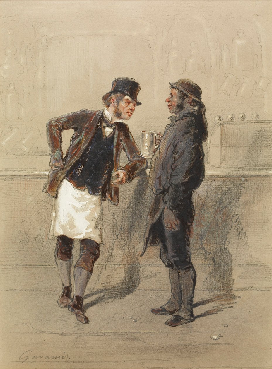 Charretier et débardeur de charbon - Paul Gavarni