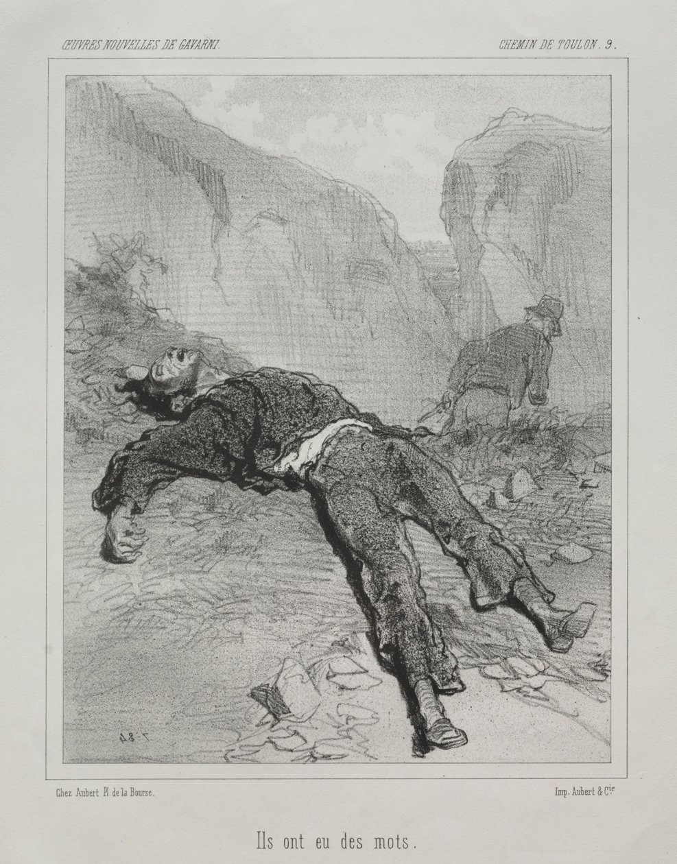 Chemin de Toulon - Paul Gavarni