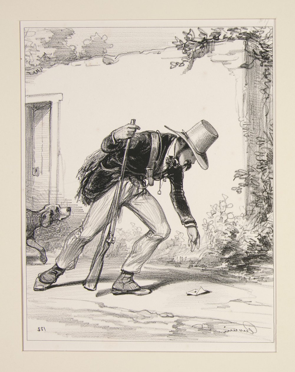 Cher, il va chasser demain... - Paul Gavarni
